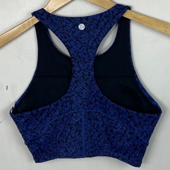 NEW Zella Live In Racerback Sports Bra Blue Twilight Size Small‎ Nordstrom Top S - Picture 13 of 14